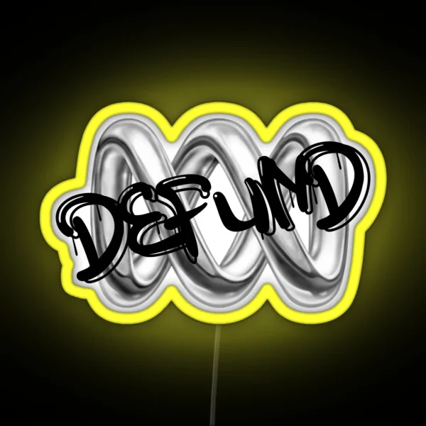 DEFUND THE ABC RGB Neon Sign