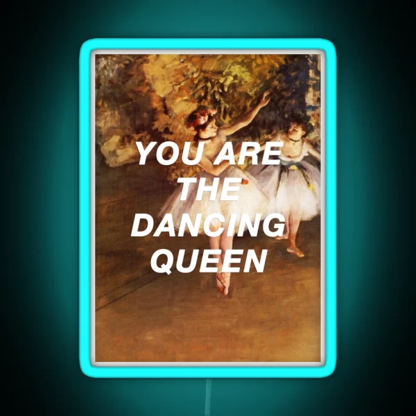 Degas Dancing Queen RGB Neon Sign