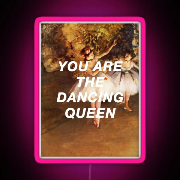 Degas Dancing Queen RGB Neon Sign