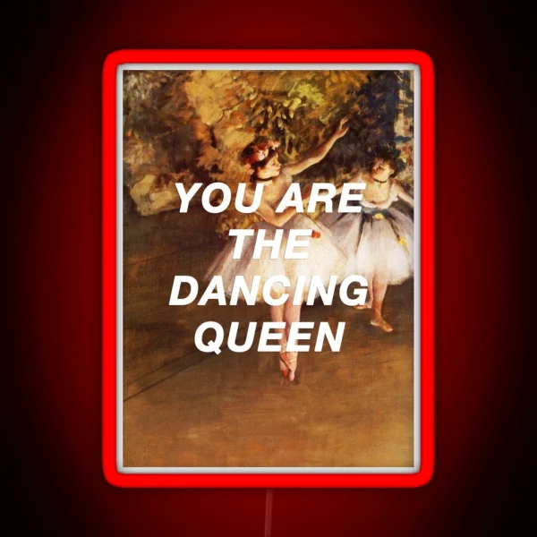 Degas Dancing Queen RGB Neon Sign