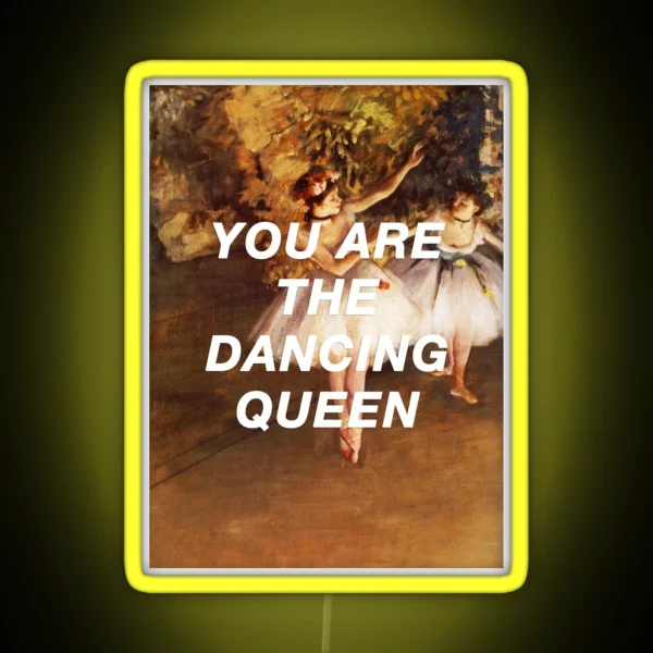 Degas Dancing Queen RGB Neon Sign