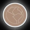 Unique LED Earth Tone Color Changing Neon Sign Artwork Decorations