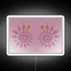 Bohemian style colorful delicate fractal flower starlight neon LED signage