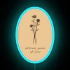 Unique, handcrafted colorful point of view aesthetic wall decor art.