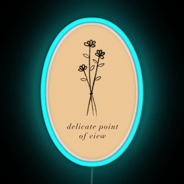 Delicate Point Of View RGB Neon Sign