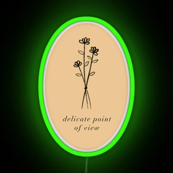 Delicate Point Of View RGB Neon Sign