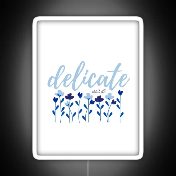 Delicate Print RGB Neon Sign
