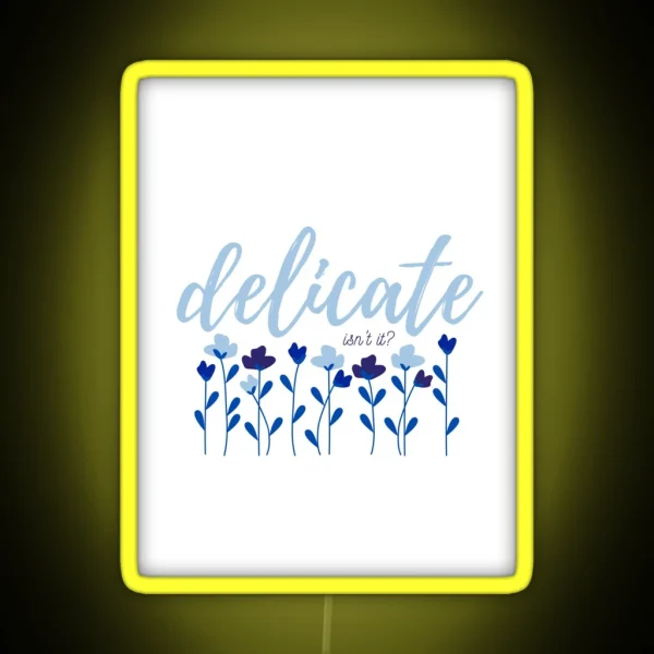 Delicate Print RGB Neon Sign
