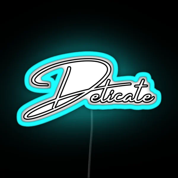 Delicate RGB Neon Sign