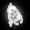 Vibrant, colorful, and eye-catching delicate RGB neon lighting display
