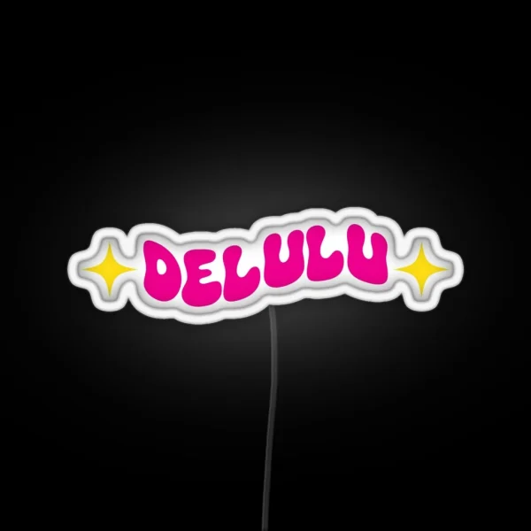 Delulu RGB Neon Sign