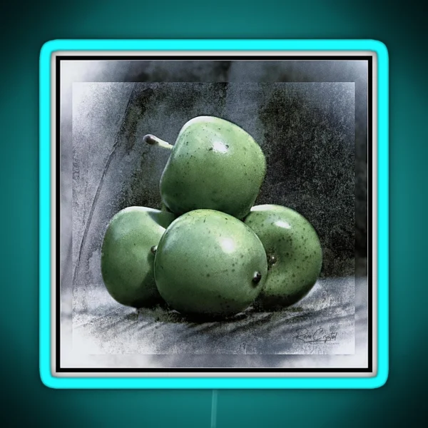 Dem Little Green Apples RGB Neon Sign