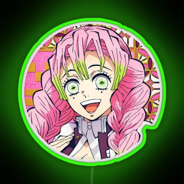 Demon Slayer Mitsuri RGB Neon Sign