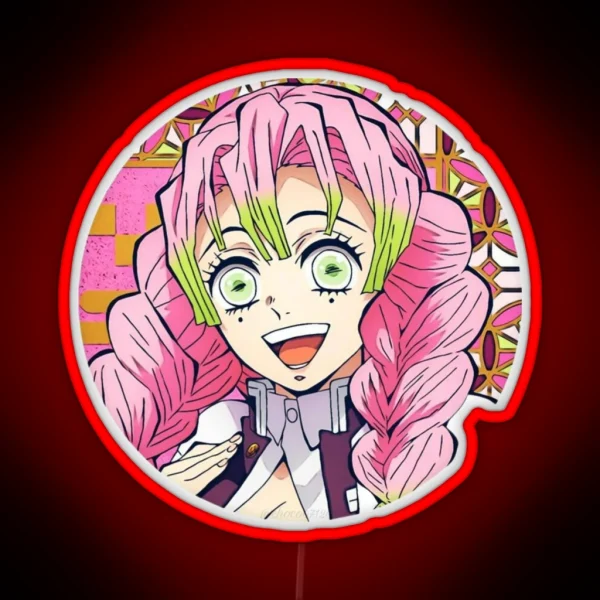 Demon Slayer Mitsuri RGB Neon Sign