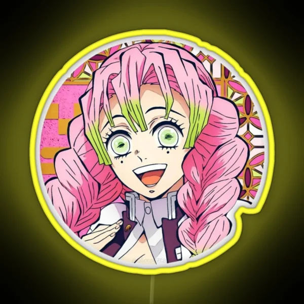 Demon Slayer Mitsuri RGB Neon Sign
