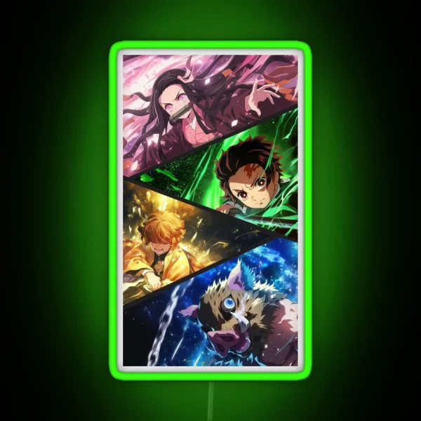 Demon Slayer RGB Neon Sign