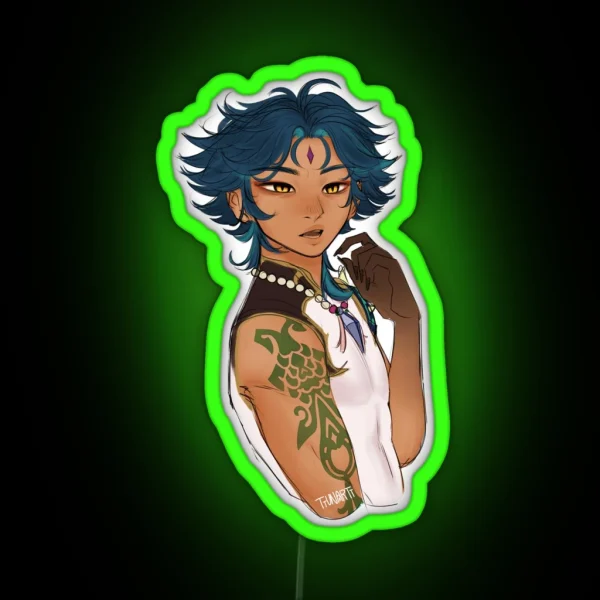Demon Xiao Edit RGB Neon Sign