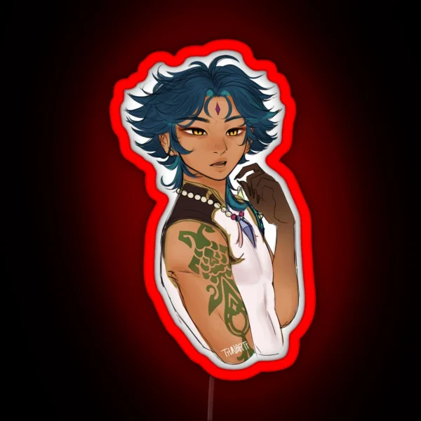 Demon Xiao Edit RGB Neon Sign