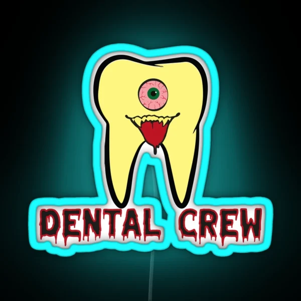 Dental Boo Crew RGB Neon Sign