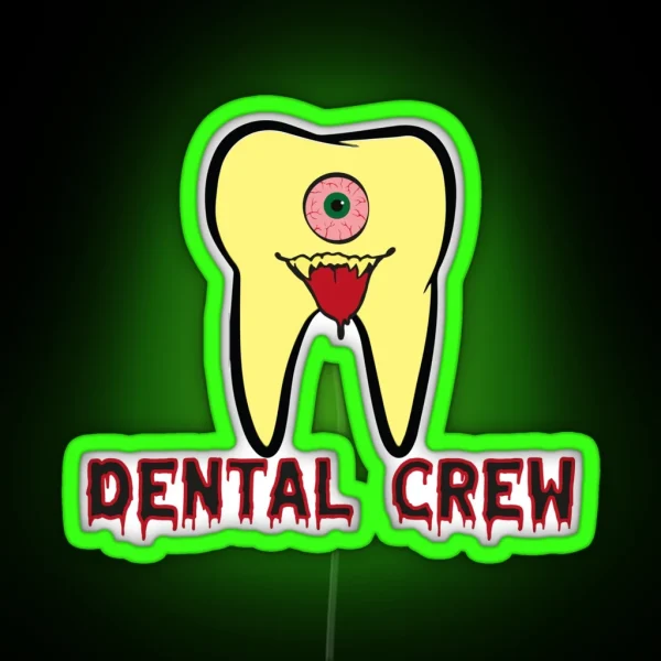 Dental Boo Crew RGB Neon Sign