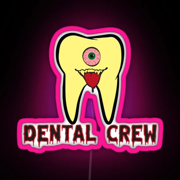 Dental Boo Crew RGB Neon Sign