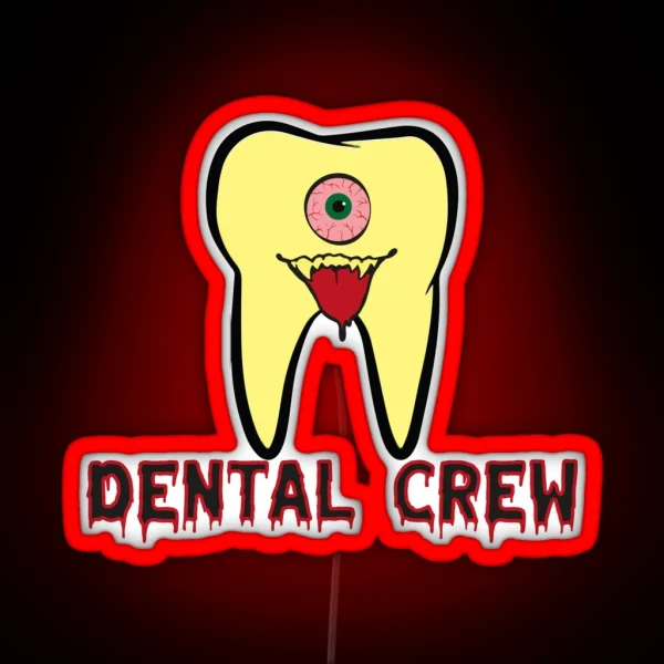 Dental Boo Crew RGB Neon Sign