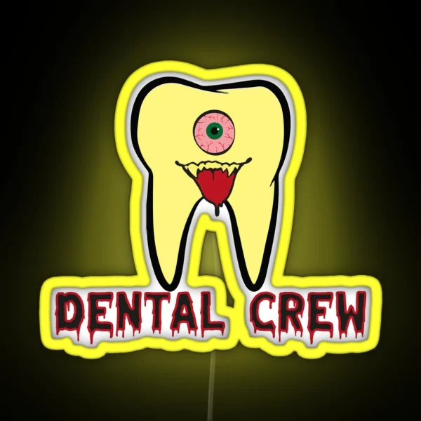 Dental Boo Crew RGB Neon Sign