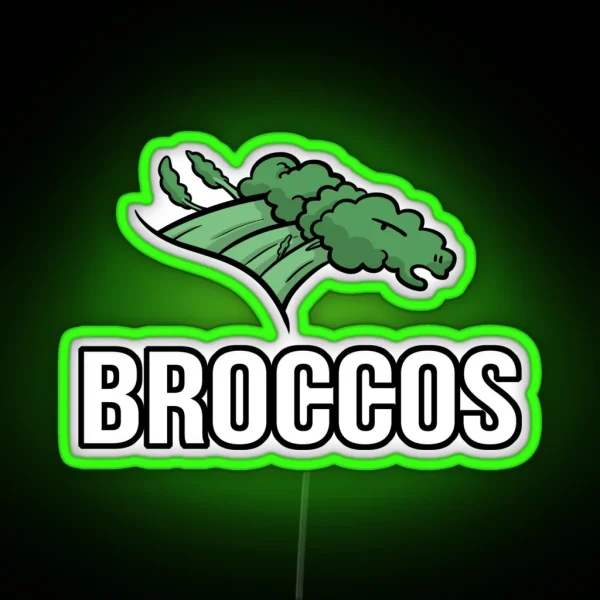 Denver Broccos RGB Neon Sign