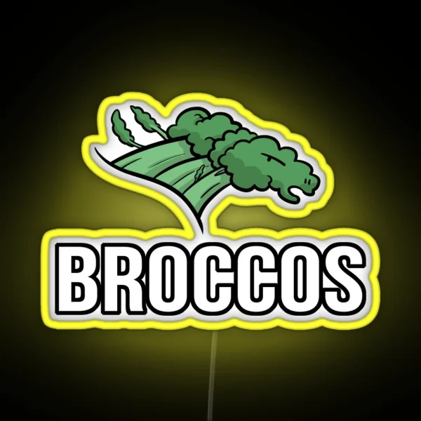 Denver Broccos RGB Neon Sign