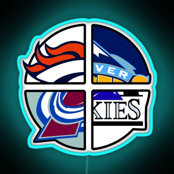 Denver Teams Colorado Fans RGB Neon Sign