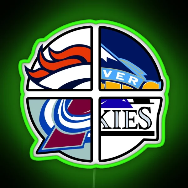 Denver Teams Colorado Fans RGB Neon Sign