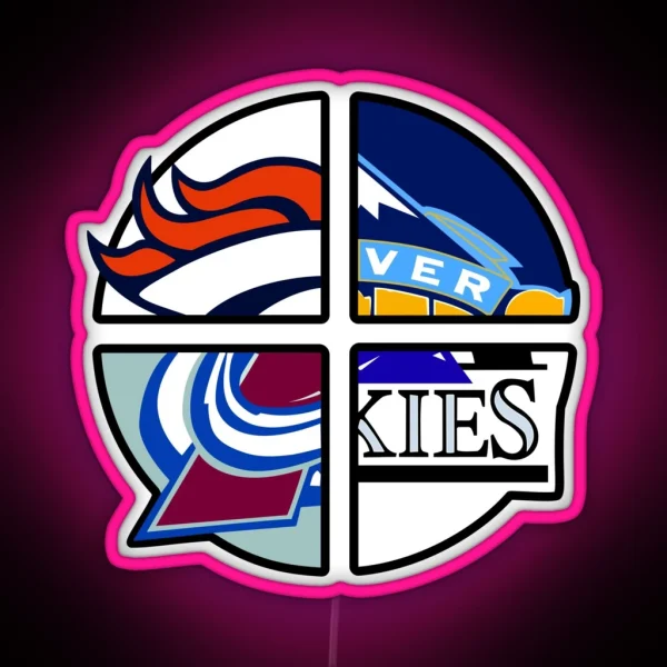 Denver Teams Colorado Fans RGB Neon Sign