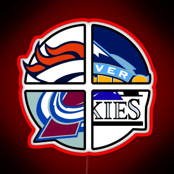Denver Teams Colorado Fans RGB Neon Sign