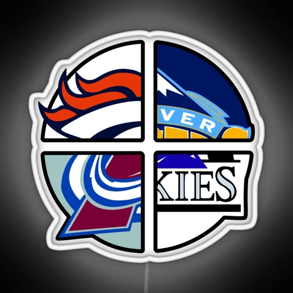 Denver Teams Colorado Fans RGB Neon Sign