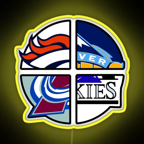 Denver Teams Colorado Fans RGB Neon Sign
