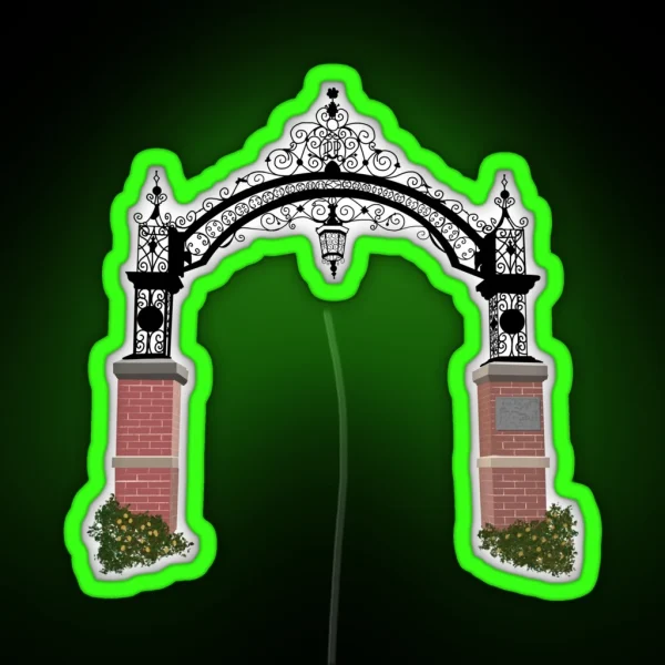 Depauw University Arch RGB Neon Sign