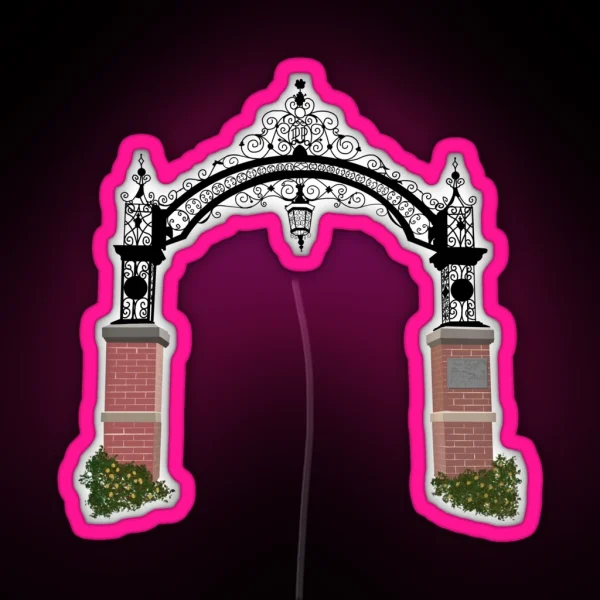 Depauw University Arch RGB Neon Sign