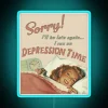 Neon Mental Health Awareness Sign with Color-Changing RGB Lighting Design