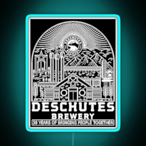 Deschutes Brewery RGB Neon Sign
