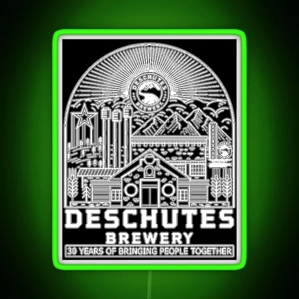Deschutes Brewery RGB Neon Sign