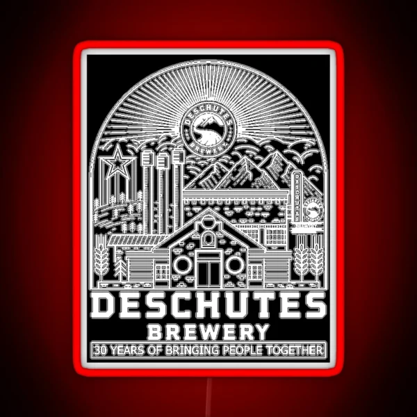 Deschutes Brewery RGB Neon Sign