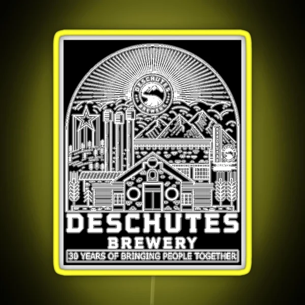Deschutes Brewery RGB Neon Sign