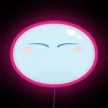 Vibrant glowing Desu art slime inspired RGB neon digital sign