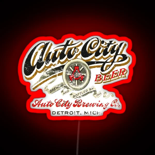 Detroit Beer RGB Neon Sign