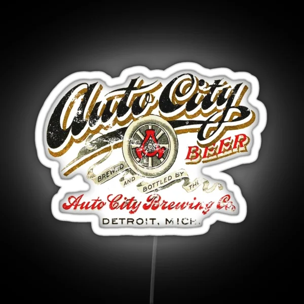 Detroit Beer RGB Neon Sign