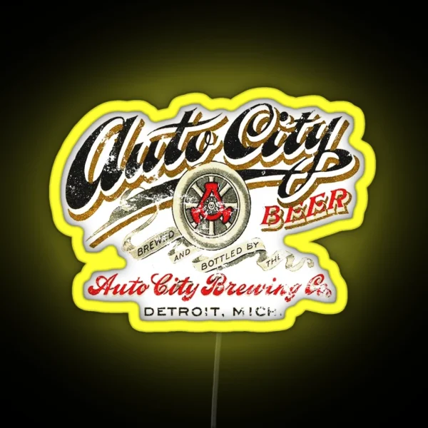 Detroit Beer RGB Neon Sign