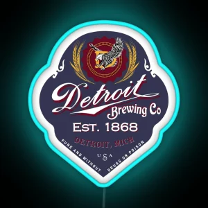 Detroit Brewing Company RGB Neon Sign