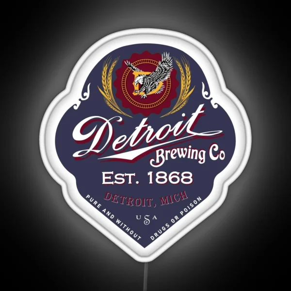 Detroit Brewing Company RGB Neon Sign
