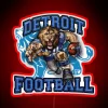 Add vibrant Detroit football team spirit to your home decor.