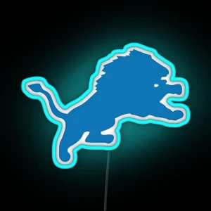 Detroit Lion RGB Neon Sign